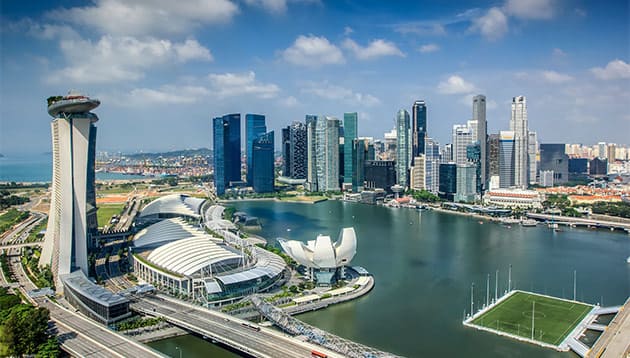 Singapore city view